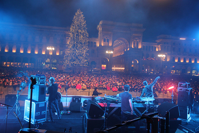 New Year's Eve in Milan, Piazza Duomo