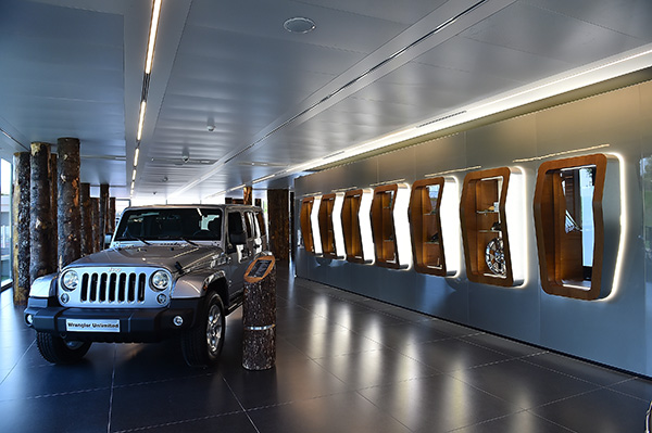 The Jeep® showroom in Arese