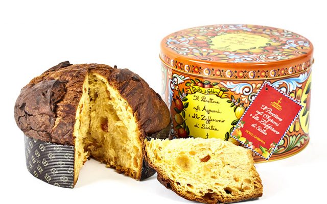 A panettone by Dolce&Gabbana and Fiasconaro