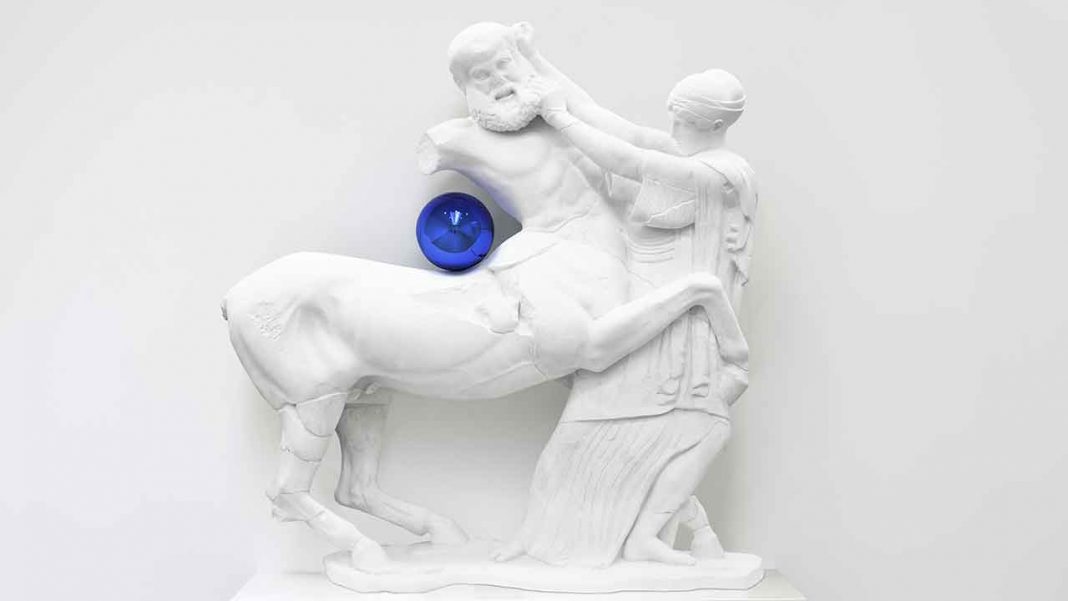 Gazing Ball. Centaur and Lapith Maiden. Courtesy Jeff Koons