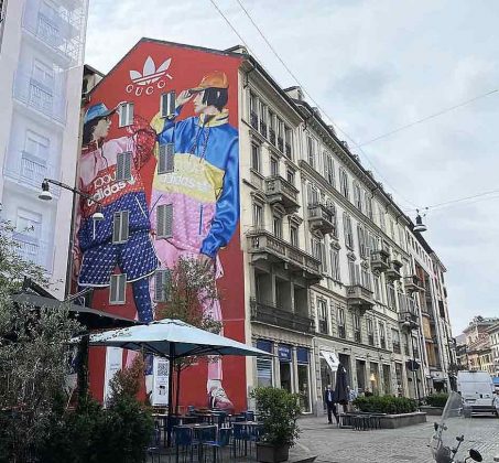 Gucci Art Wall in Corso Garibaldi 111