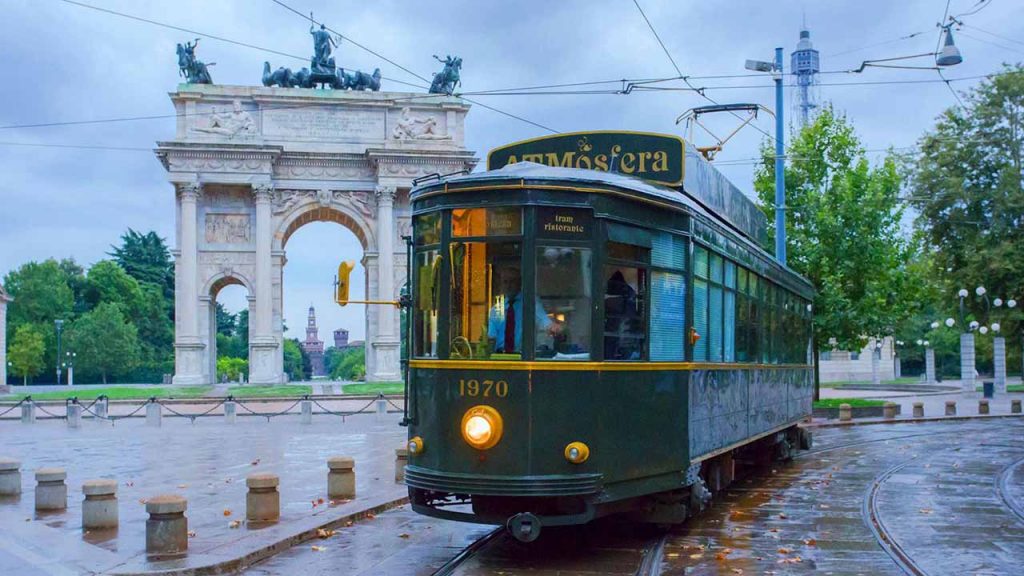 ATMosfera tram in Milan